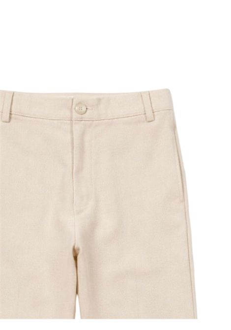 Cream cotton children's trousers Manuel Ritz | 3259PANNA